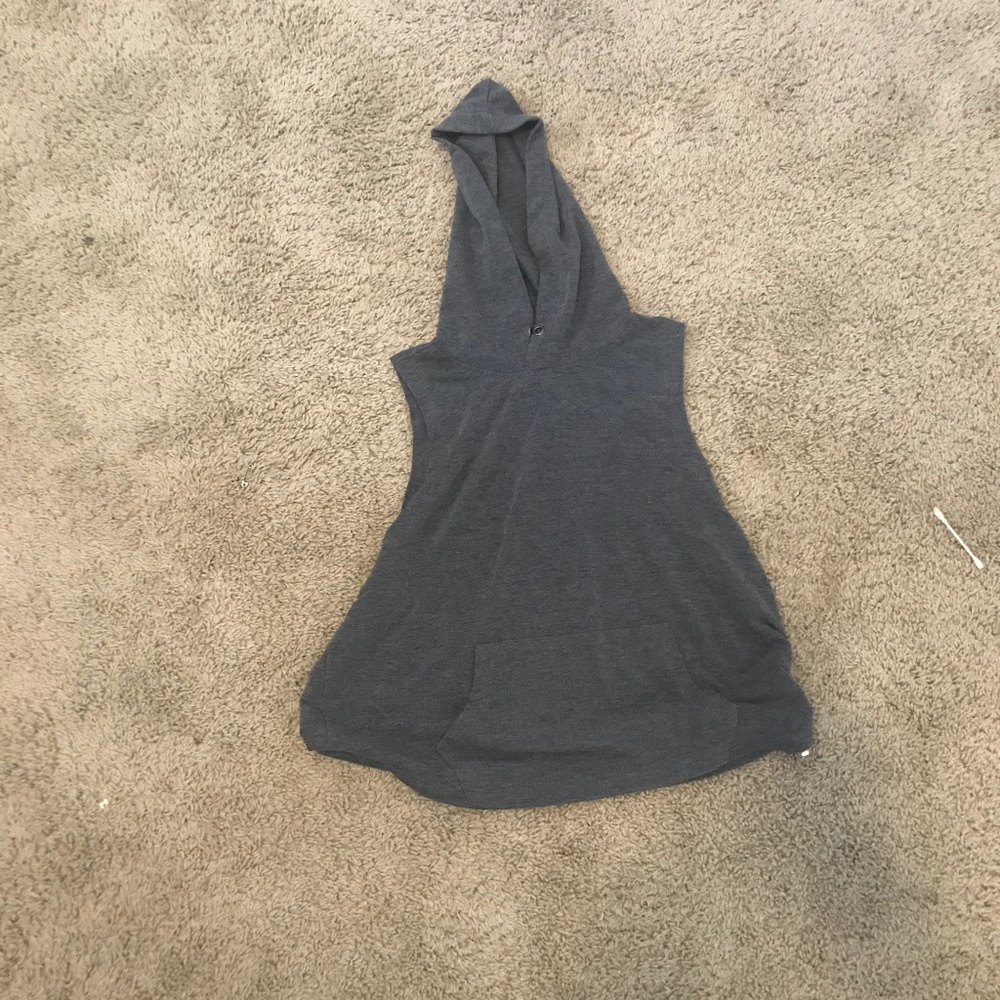 Dark Grey athletic tank top